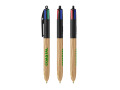 1061 - Stylo-bille BIC&reg; 4 Couleurs Wood Style