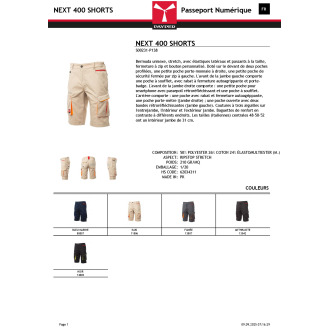 Bermuda strech  NEXT 400 SHORTS