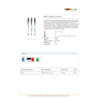 BIC® Cristal® Expression  1095