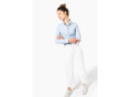 Chemise coton / &eacute;lasthanne manches longues femme - K530