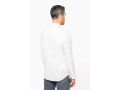 Chemise coton / &eacute;lasthanne manches longues homme - K529