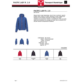 Femme  PACIFIC R 20 LADY