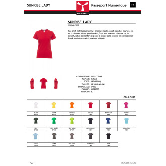 Femme  SUNRISE LADY