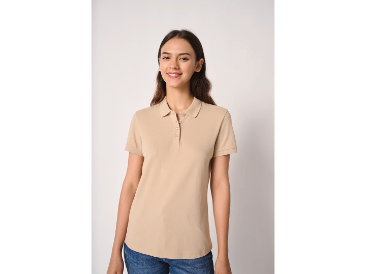 IB296  Polo piqué manches courtes femme