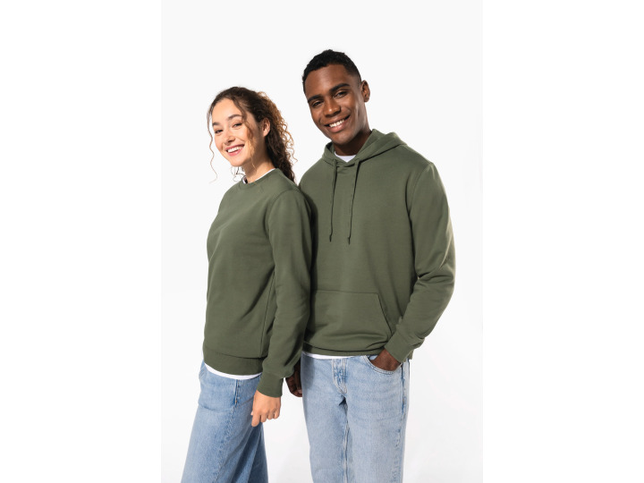 K4040  Sweatshirt recyclé col rond unisexe