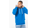 K446 - Sweat-shirt capuche contrast&eacute;e homme