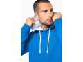 K446 - Sweat-shirt capuche contrast&eacute;e homme