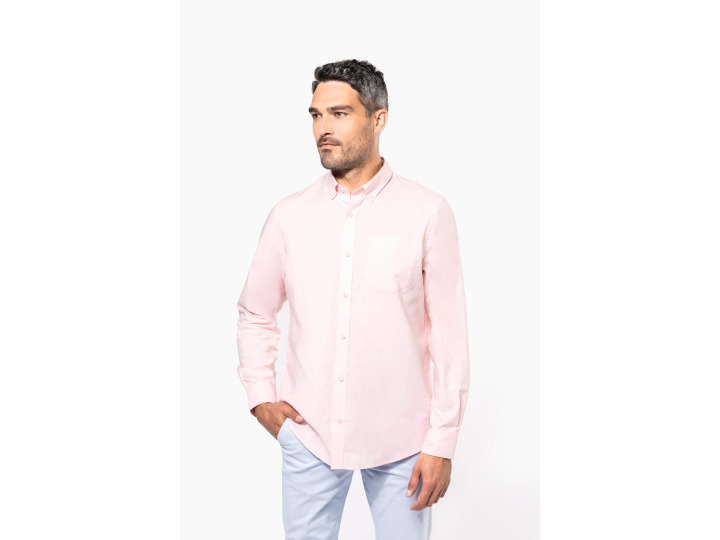 K533  Chemise Oxford manches longues homme