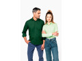 K545 - Chemise popeline polycoton entretien facile homme