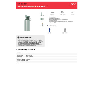 LIVMEN415  Gourde 600ml