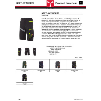 NEXT 4W SHORTS  Bermuda stretch reflex