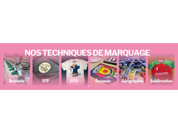 Nos techniques de marquage