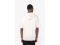 NS406 - Sweat-shirt &eacute;coresponsable &agrave; capuche &agrave; &eacute;paules tombantes manches courtes French Terry unisexe