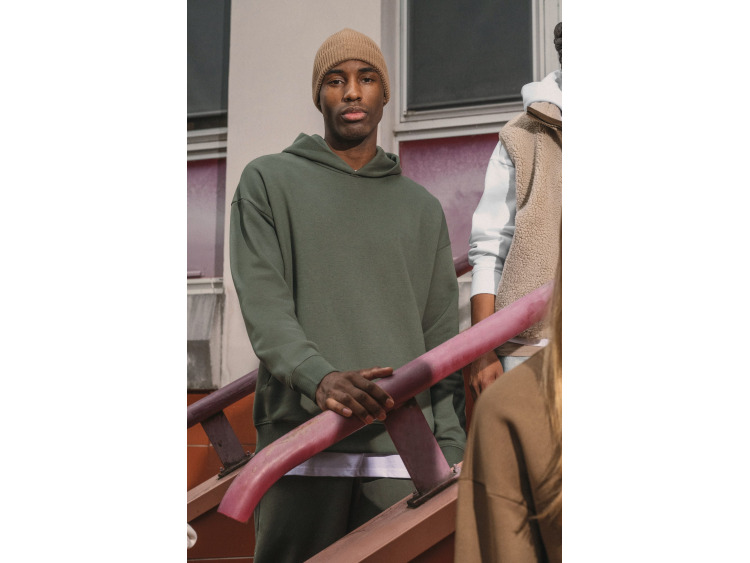 NS408 - Sweat-shirt &eacute;coresponsable &agrave; capuche oversize unisexe