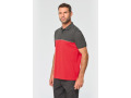 Polo bicolore &eacute;coresponsable manches courtes unisexe - WK210