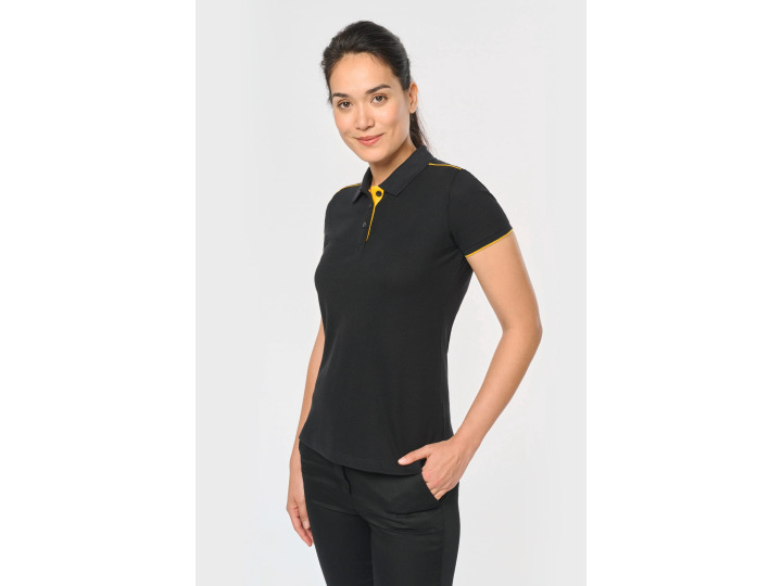 Polo Day To Day contrasté manches courtes femme  WK271