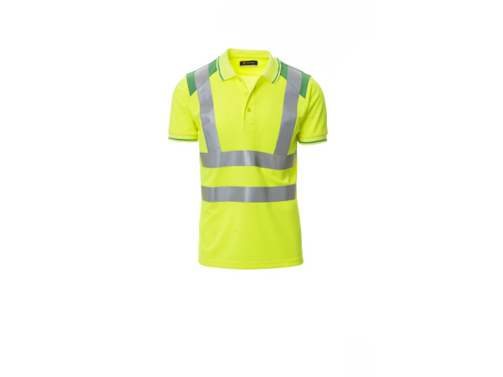 Polo manches courtes réfléchissant