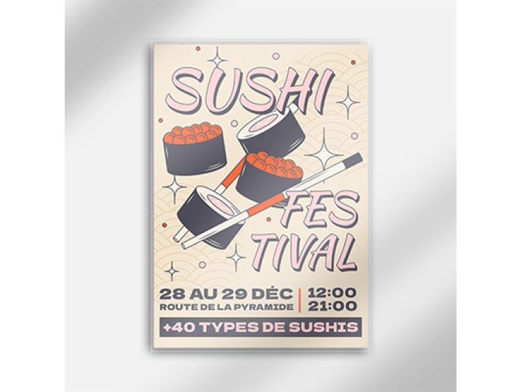 Affiche encapsul&eacute;e