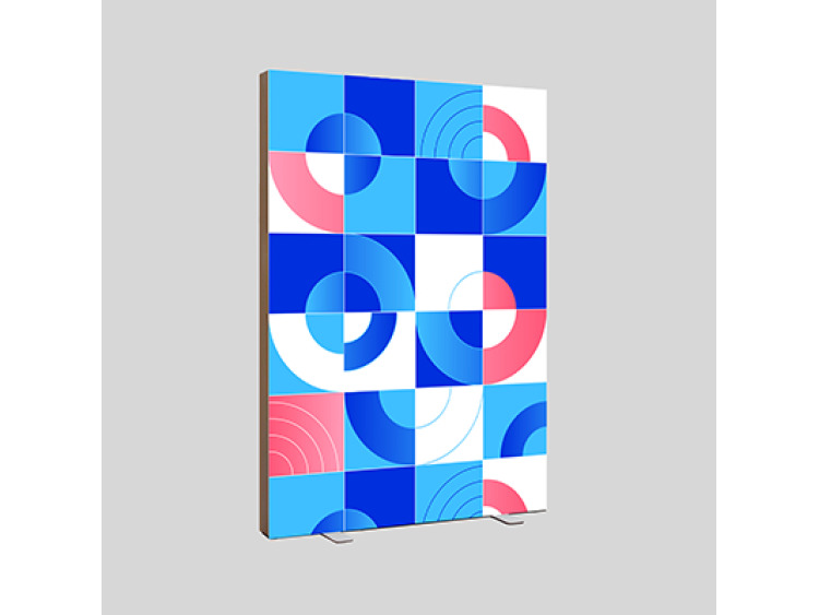 Totem tissu lumineux