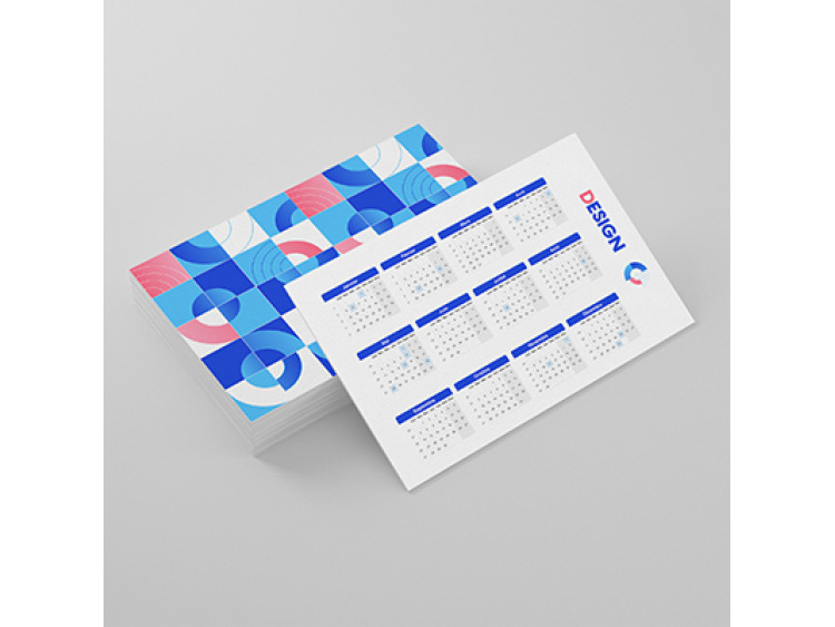 carte de visite calendrier