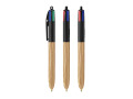 Stylo-bille BIC&reg; 4 Couleurs Wood Style - 1061