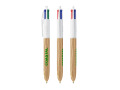 Stylo-bille BIC&reg; 4 Couleurs Wood Style - 1061