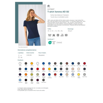 TTCGTW02T  Tshirt femme E150