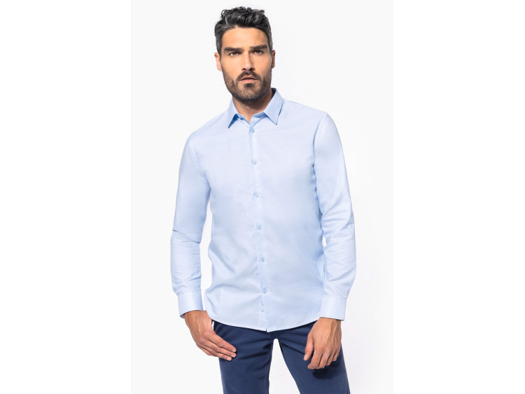TTK595 - Chemise oxford manches longues homme