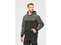 TTWK410 - Veste molleton bicolore zipp&eacute;e &agrave; capuche &eacute;coresponsable unisexe