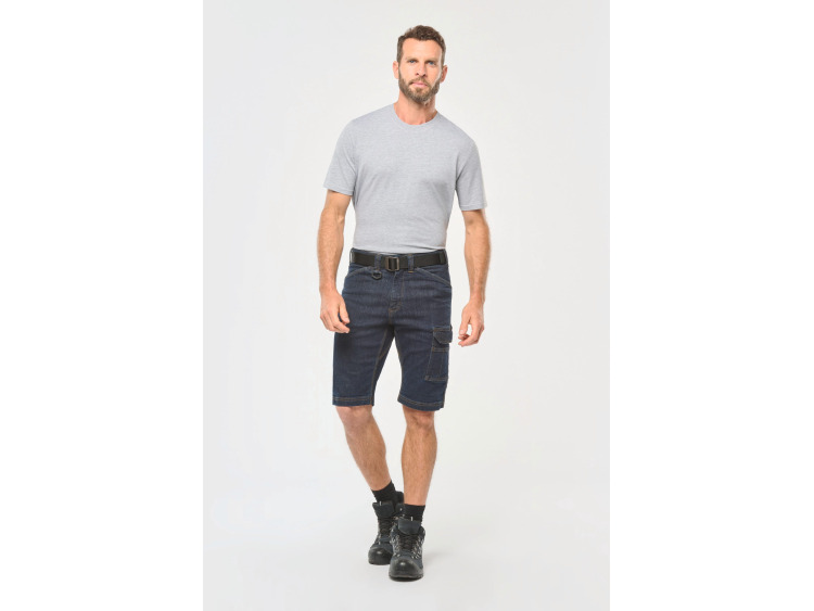 TTWK715 - Bermuda denim multipoches homme