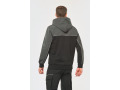 Veste molleton bicolore zipp&eacute;e &agrave; capuche &eacute;coresponsable unisexe - WK410