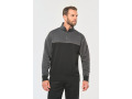 WK404 - Sweat-shirt &eacute;coresponsable col zipp&eacute; unisexe