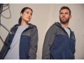 WK410 - Veste molleton bicolore zipp&eacute;e &agrave; capuche &eacute;coresponsable unisexe