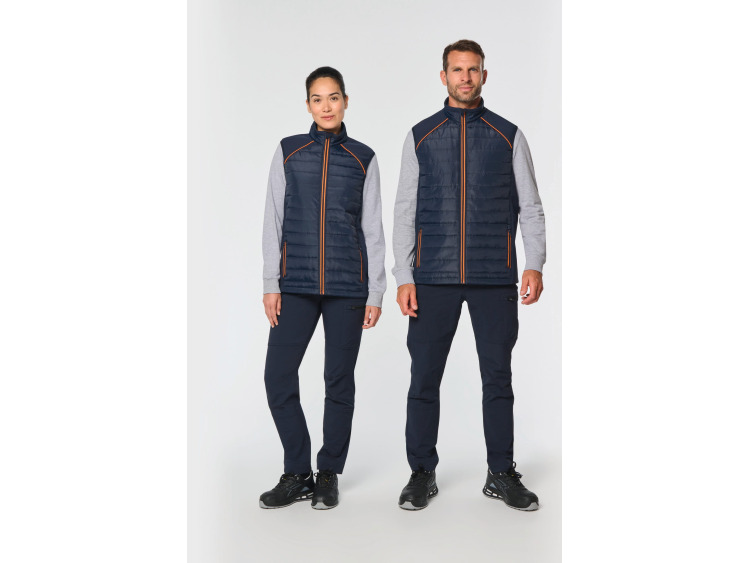 WK606 - Bodywarmer Day To Day bi-matière unisexe