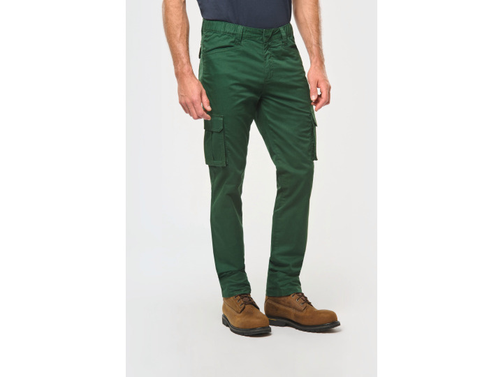 WK703  Pantalon multipoches écoresponsable homme