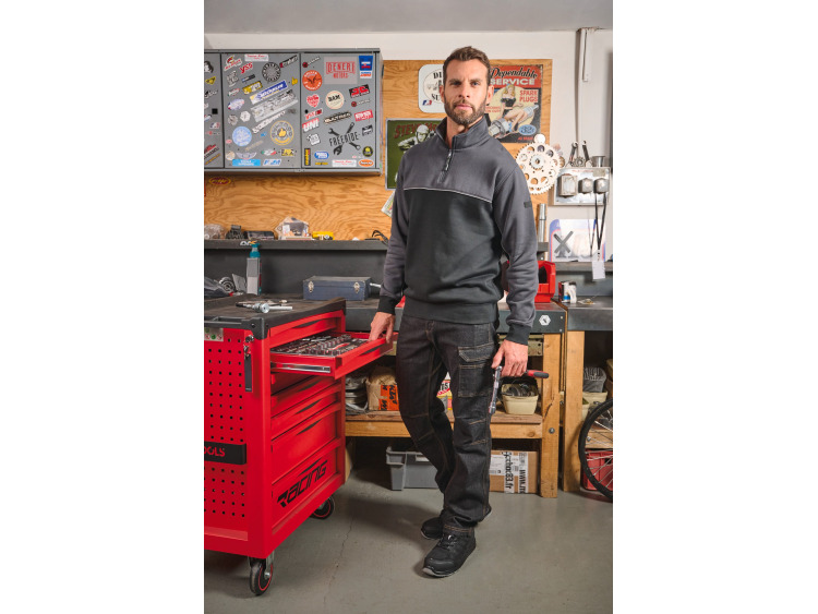 WK705 - Pantalon Denim multipoches homme