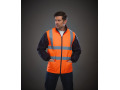 YHV008SL - Veste matelass&eacute;e haute visibilit&eacute; avec manches d&eacute;tachables